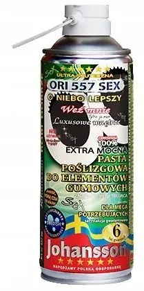 Nowość Płyn poślizgowy do oringów ORI 557 JOHANSSON 400ml